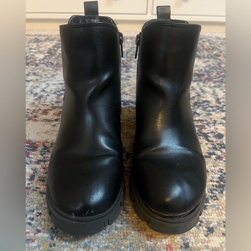 Girl MIA Black Ankle Boots
